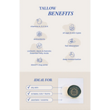 Organic Tallow Baby Balm by Western Provisions with beef tallow for soothing skin