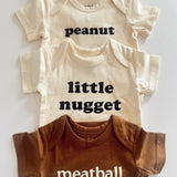 Peanut Organic Cotton Baby Onesie