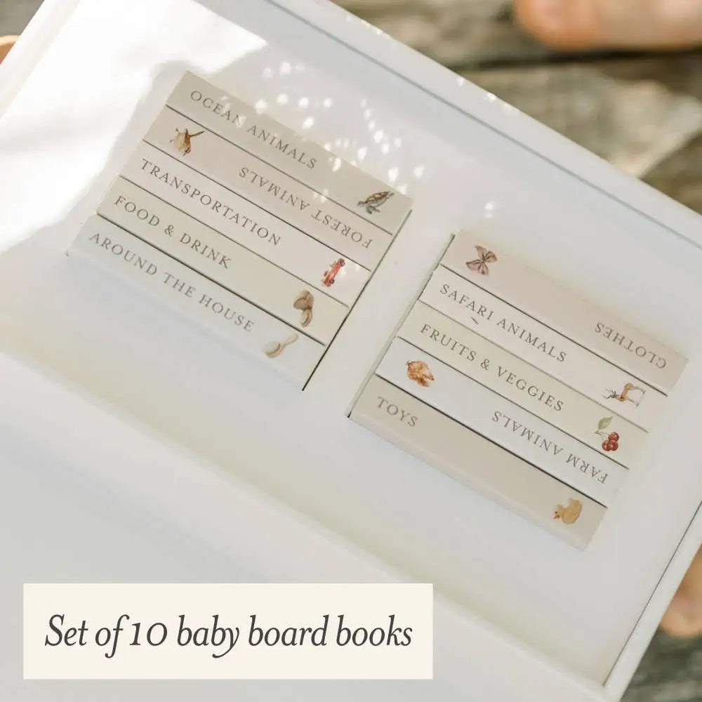 Set of 10 mini board books from Our Very Little Library Board Book Set for babies