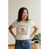 Peace Love Graphic T-Shirt - Polished Prints