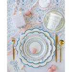 Floral-patterned Pembroke paper table runner for stylish party table decor