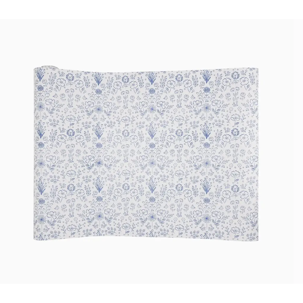 Floral patterned wrapping paper perfect for the Pembroke Paper Table Runner