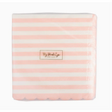 Pink Striped Scalloped Cocktail Napkins in a fun striped design for any party
