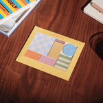 Colorful printed sticky notes set of 6 for easy note-taking and organizing