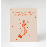 Proud of Yourself Card - 745 Card Wall