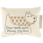 Embroidered Scottie dog tooth fairy pillow for a cute fairy pillow gift