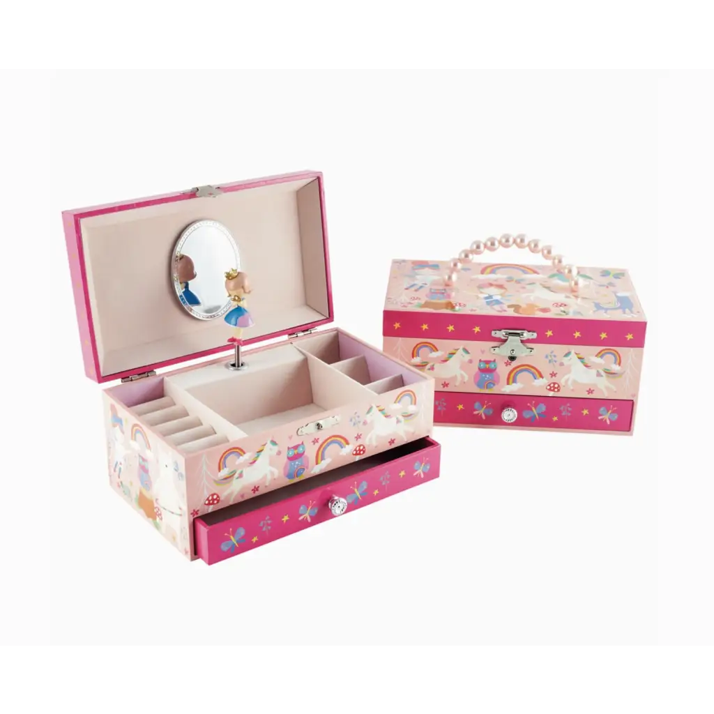 Rainbow Woodland Jewelry Box - Music: Over the Rainbow