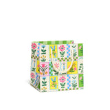 Retro Flower gift bags with floral prints, perfect for stylish womens clothes or clothes for moms