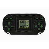 Black handheld game console from Retro Handheld Arcade Game with sleek design
