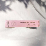 Serene Bath Soak: pink cherry blossom tube with lavender essential oil, epsom salt