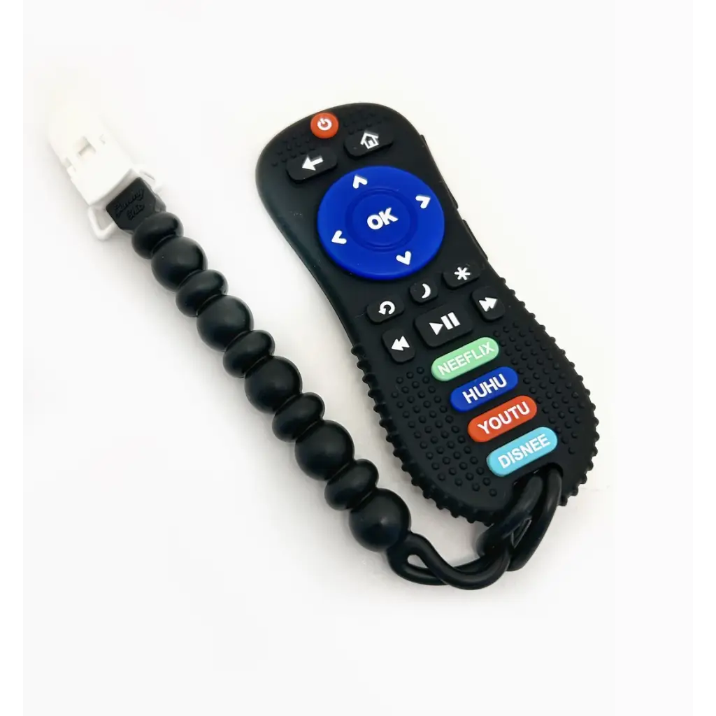 Silicone Teether- Remote Control with A Clip - 380 Misc