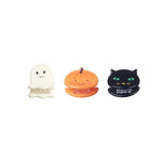 Spooky Halloween Claw Clips with ghost, pumpkin, and black cat for stylish womens clothes