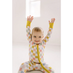 Sunset Checkerboard Bamboo Baby Sleeper - 370 Kids Sleepwear