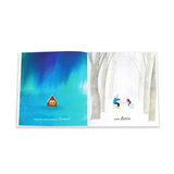 Lego house on blue background in Alice Walker Sweet People polished print