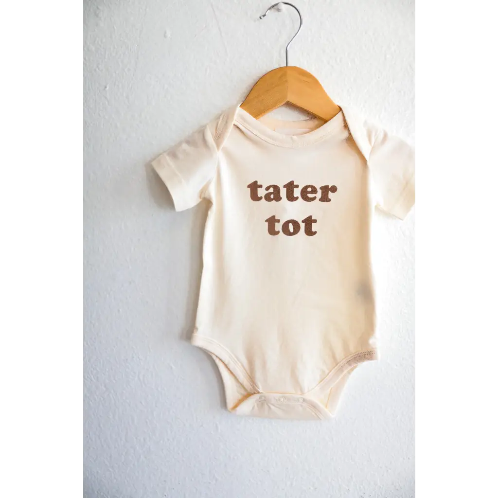 Tater Tot Organic Cotton Baby Onesie - 410 Printed Onesies