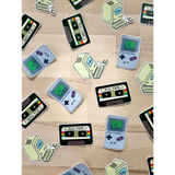 Retro-themed sticker collection on Tetris Gameboy Geriatric Millennial Sticker with polished prints