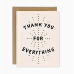 Thank You Everything Card - 745 Card Wall