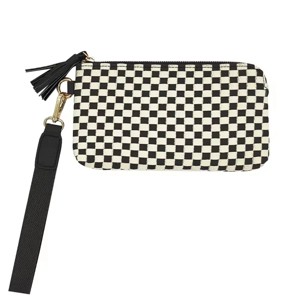 The Devin Checkered Clutch - 230 Adult Bags