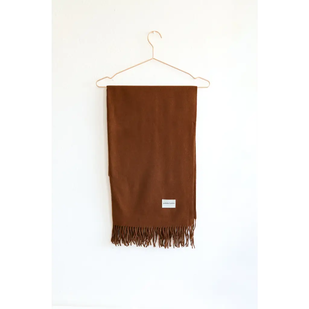 The Essential Wool Blend Scarf in Caramel - Caramel - 240