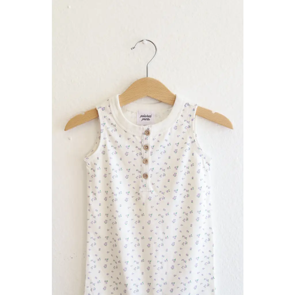 The Henley Romper in Whimsical Floral