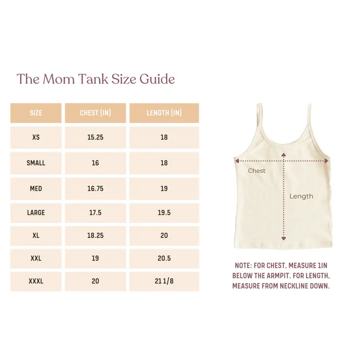 The Mom Tank in Navy - Polished Prints