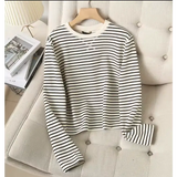 The Sarah Striped Pullover - 141 Long Sleeve