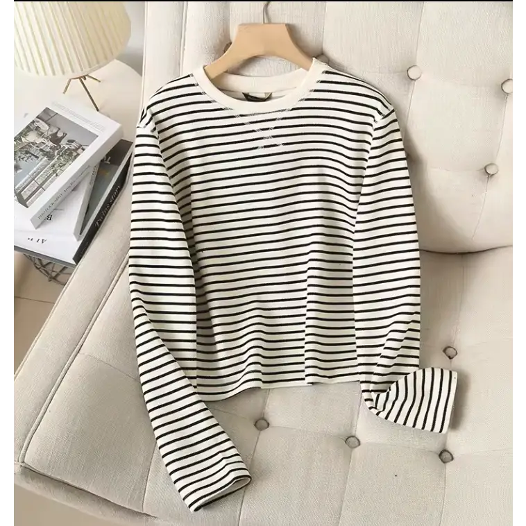 The Sarah Striped Pullover - 141 Long Sleeve