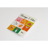 Things I Like Card - 745 Card Wall