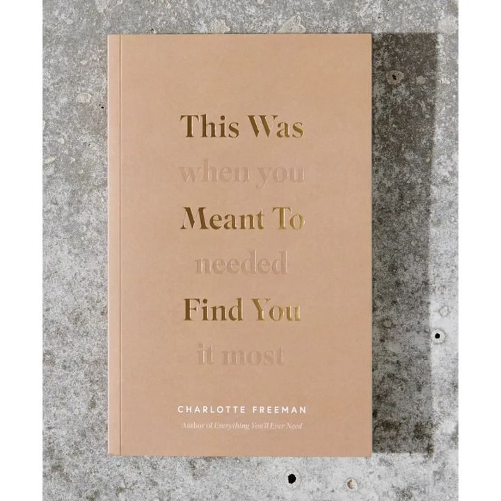 This Was Meant To Find You (When You Needed It Most)