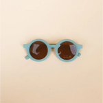 Toddler Round Retro Sunglasses, UV400 - Polished Prints