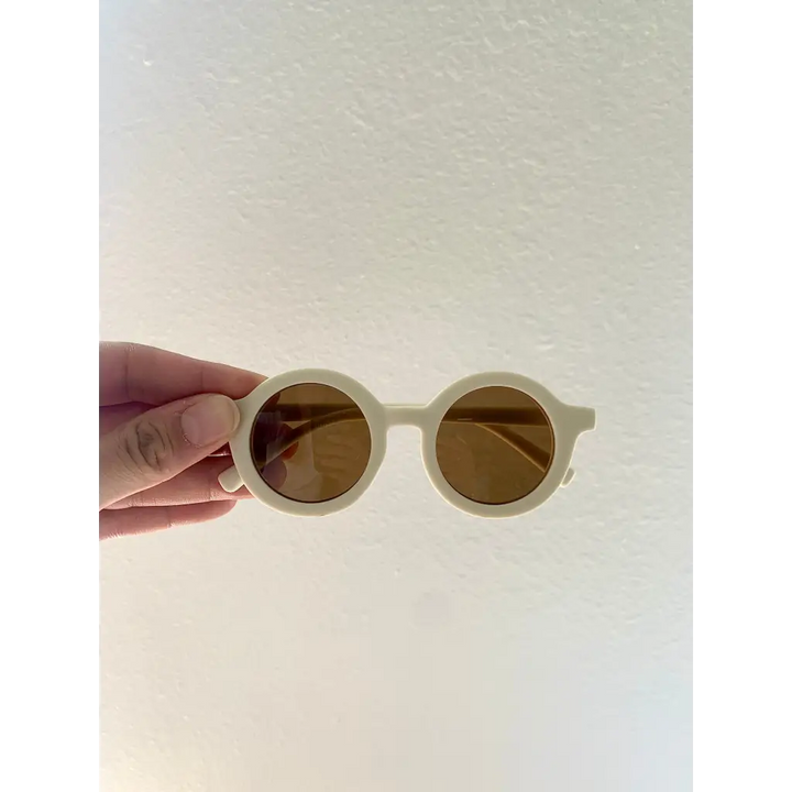 Toddler/Baby Round Retro Sunglasses, UV400 - Polished Prints