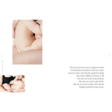 Gentle hands cradling soft bare baby back in Traces Of Motherhood polished prints