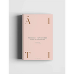 Traces Of Motherhood pink book with gold lettering for stylish moms