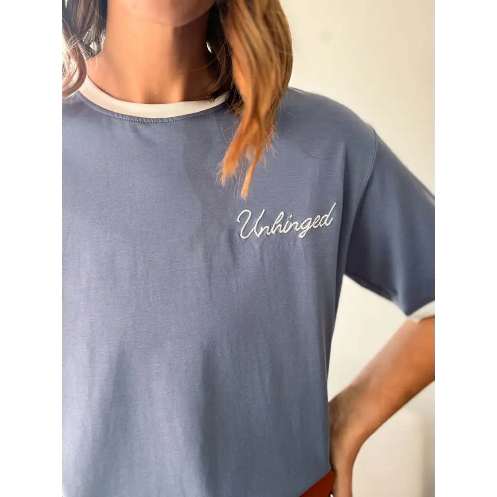 Unhinged Women’s Ringer Tee - 130 Adult Ringer Tees