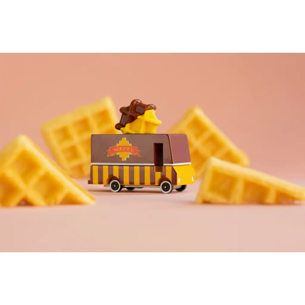 Waffle Van Toy Car - 630 Toys