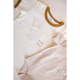 We Are Family Organic Cotton Baby Bodysuit - Polished Prints