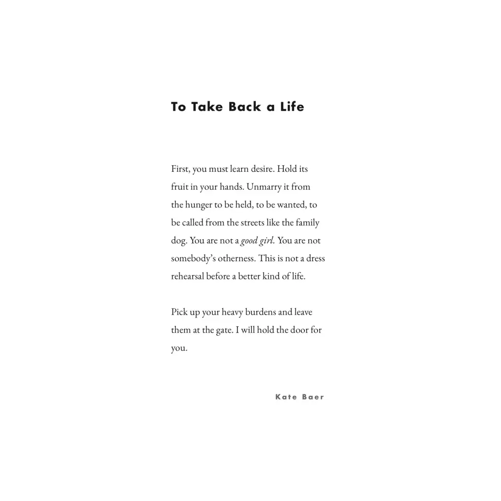 Floral Art Print featuring To Take Back a Life by Kate Baer with free shipping