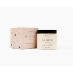 Wild Rose Bath Soak jar with Bloom Bath Co. polished prints