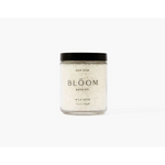 Wild Rose Bath Soak jar with Bloom Bath Co. polished prints