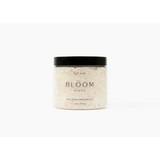 Wild Rose Bath Soak jar with Bloom Bath Co. polished prints