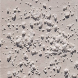 Lunar-textured white wall bath soak in jar, 8oz dimensions