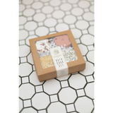 Virea WildFlora Bath Soak Set box with colorful salts, botanicals, sodium bicarbonate, citric acid, witch hazel