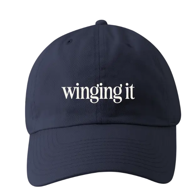 Winging It Embroidered Baseball Hat - 260 Adult Beanies