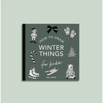 Book cover for How to Draw Winter Things for Kids with fun winter illustrations for homeschool art lessons