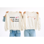 Ultra soft Woman of the House unisex pullover with polished prints