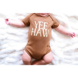 Yee Haw Organic Cotton Baby Onesie - 410 Printed Onesies