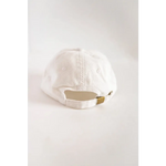 White baseball cap with adjustable strap for kids trucker hat style and playtime fun