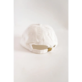 White baseball cap with adjustable strap for kids trucker hat style and playtime fun